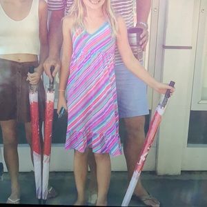 Girlfriends by Anita G ~ Pretty Stripe Sun Dress 8